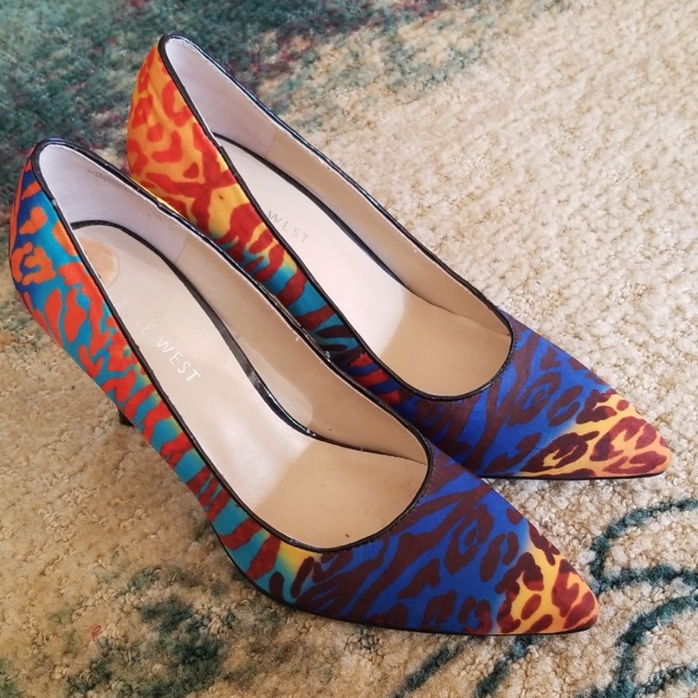 Nine West Leopard High Heels